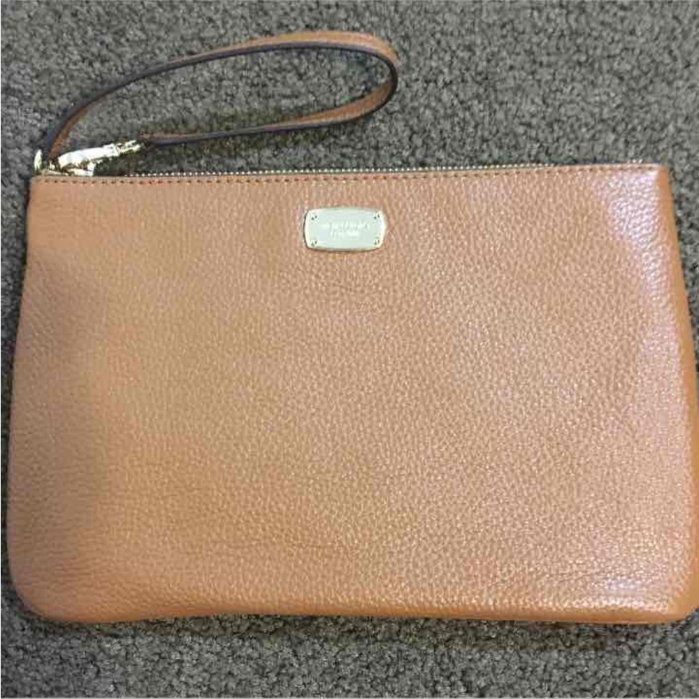 Michael Kors Acorn Leather Clutch